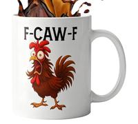 Generisch Tazas de café de gallo | 355 ml taza de cerámica extraña de gallo | taza de leche - para té, café, leche, , bebidas frías, como regalo para mujeres, hombres, colegas, amantes de los