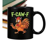 Generisch Tazas de café de gallo - Tazas de café de cerámica de 11 oz | Jarra de cerveza doméstica | Colección clásica de tazas con diseño de animales de granja, perfecta para profesores, estudiantes