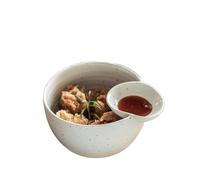 Generisch Tazones de salsa de cerámica Coarse Retro Dim Sum Bowl for Japanese Kitchen, Creative Mug, Fruit Salad Plate, Living Room Display, Spice Bowl
