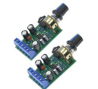 Generisch TDA2822M - Placa de amplificación estéreo, eficiente con entrada auditiva de 3,5 mm, tamaño pequeño y grandes voltajes para varios proyectos, amplificador de sonido personalizable