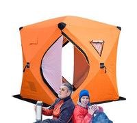 Generisch Tent de pesca de hielo, resistente al viento, cálido, impermeable, portátil, para alta mar, costas, agua dulce, agua salada, puente, río, lago, estanque, camping