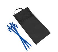 Generisch Tent Stake Bag, Camping Tent Stakes Sleeve, Portable Tool Pouch with Hammer Pocket Nails, Sturdy Build, Camp Gear for Travel, Backpacking, Hunting and Outdoor Use, 28,5 x 13 cm