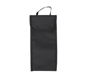 Generisch Tent Stake Storage Bag, Tent Peg Organizer, Hammer Tool Pocket, Nails Organization Pouch for Hiking Travel, Hunting Backpacking Picnic Fishing, 11.22x5.12 inches, Black