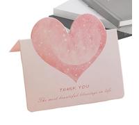 Generisch Thank You Cards Small, Teacher's Day Greeting, Versatile Flower Shop Blessing Card Holiday, Fresh Note Message for Teacher's Day, Special Occasions, 2.56x2.64 pulgadas