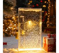 Generisch The Magic Snows Lamp, Snowtales Lampes, Night Street Lamps Night Street Lamp Christmas Snow Scene Light DIY Materials, Snow Scenery Night Light for Indoor Holiday Decorating (1PCS)