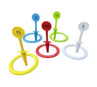 Generisch Throw - Outdoor Toss Game, Interactive Toss Set, Easy Grip Rings, Backyard Fun Activity | Throw Game for Indoor, Teens, Friends, Picnic, Beach, Lakehouse, Boys, Families, Youth,