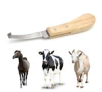 Generisch Tijeras para pezuñas - 21,8 cm de acero inoxidable con mango de nogal, tijeras ergonómicas, mango cómodo para el cuidado de los caballos, versátil, para podar pezuñas, ovejas, cuidado de
