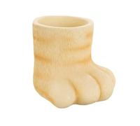Generisch Tiny Plant Pots Cat, Paw Resin, Planter Device with Sturdy Build, Modern Gardening Style, Accessory for Bedroom Living Room Study Room Balcony Desk Shelf Windowsill Outdoor 8 x 8 x 7,2 cm