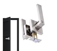 Generisch Tirador de puerta con cierre de hardware - para uso en interiores, intimidad resistente, cerradura de puerta, entrada segura, hogar en el dormitorio, oficina y | utilidad multiuso al aire