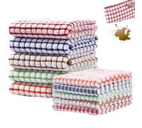 Generisch Toallas de té de cocina, toallas de algodón absorbentes, 15,75 x 11,02 pulgadas, paño limpiador, toalla ecológica, paños de limpieza reutilizables para platos, cutlery