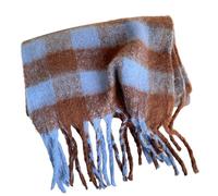 Generisch Toallitas Azules Booster Big Colorful Checked Thick Warm Soft Scarves Casual Tassel Blanket Scarf Pieza Favorita Bufandas Y Chales, a, B