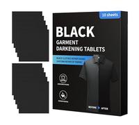 Generisch Toallitas de color para lavadora, paquete de 10 unidades, color negro con efecto antimanchas y efecto de protección de color para ropa negra, textiles y ropa de cama