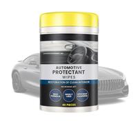 Generisch Toallitas de limpieza de cuero para coche, 40 unidades, accesorios de limpieza rápida, limpiador interior para coche, para coche, garaje, casa, bajo asiento, techo, llantas, barniz