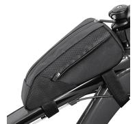 Generisch Top Tube Cycle Bag, Waterproof Upper Pipe Pouch, 25/10/10 inches, Zipper Bag, Waterproof Riding Storage, Cycling Frame Pouch for Foldable, Mountain and Road (Dark)