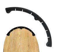 Generisch Tope de snowboard - Protector de bordes curvado negro versátil | Protector de nariz para monopatín para jóvenes principiantes XX