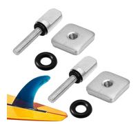 Generisch Tornillo de aleta para tabla de surf, aletas centrales sin herramientas, tornillo de pulgar, solución de hardware inoxidable, aletas, engranaje de fijación | Acero inoxidable seguro Fit Bolt