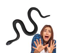 Generisch Toy Snakes | TPR Rubber Fake Snake | 4.13 pulgadas Halloween Snake Toys Funny Prank Props, Lightweight Rain Forest Snakes for April Fool's Day, Boys' Favorite, Pool Party, Bathtub Floater
