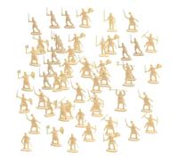 Generisch Toy Soldiers - Detailed Mini Soldiers Men Toy Soldier Set, Miniatures Ancient Model Statues Board Game Playsets 100x for Cake Decorations Educational Projects Boys Girls Parties