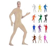 Generisch Traje de cuerpo completo para adultos, cara abierta, disfraz para mujer, hombre, disfraz para fiesta, carnaval, Año Nuevo, divertido, ajustado, disfraz, cosplay, mono unisex festivo y