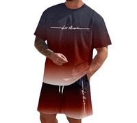 Generisch Traje de hombre de alta calidad para el día a día con diseño moderno, ideal para el tiempo libre, visitas a la ciudad, ocasiones especiales, Vino, L