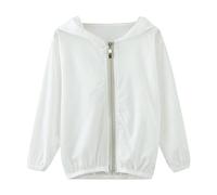 Generisch Traje de nieve para bebé 86 protección solar ropa transpirable ligero abrigo ligero ligero aire acondicionado ropa monocolor bebé traje de nieve 86, Blanco, 2-3 años