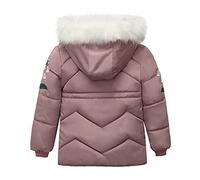 Generisch Traje de nieve para niña de alta calidad con cremallera para protección contra el frío en actividades al aire libre, Rosa., 6-7 años
