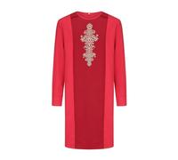 Generisch Traje de ocio para hombre, conjunto de dos piezas, camisa de manga larga + pantalones bordados en contraste, traje de ocio, traje deportivo, chándal para correr, traje de casa, cómodo