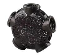Generisch Trampa para cebo de - 32 x 10 cm con 5 agujeros de polipropileno para cangrejos y camarones | Trampa portátil para camarones con orificios de ventilación | Gran y ligero aparejo de