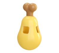 Generisch Treat Dispensing Dog Toy, Interactive Puppy Feeder, Teeth Grinding Chewing Tool, 11 x 6 x 6 cm Pollo Leg Shape, Fun Chew Toy for Home and Play Balances Treat Release