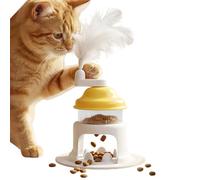 Generisch Treat Dispensing Dog Toys - Juguete de juguete para perros con forma de cepillo de hielo con barra de señuelo, para entretenimiento y estimulación de interiores para gatos jóvenes y