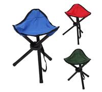 Generisch Trípode plegable Tall Stool - 2 Pack de sillas tripod ligeras | Portátil para mochileros Hiking Hunting Fishing, Black Visit The Store