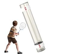 Generisch Tubo para pelotas de bádminton, tubo de bádminton, tubo organizador para volantes y pelotas, equipo de bádminton para interiores y exteriores, para gimnasio, cancha de bádminton, parques