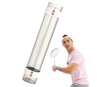 Generisch Tubo para pelotas de bádminton, tubo magnético para guardar volantes, equipo de bádminton para interiores y exteriores para gimnasio, cancha de bádminton, parques, patios