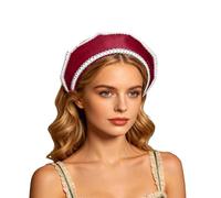 Generisch Tudor - Diadema para mujer, renacentista, sombrero de Ana Bolena, sombrero isabelino, disfraz de Halloween, medieval, Tudor Queen, diadema con capucha