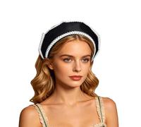Generisch Tudor - Diadema para mujer, renacentista, sombrero de Ana Bolena, sombrero isabelino, disfraz de Halloween, medieval, Tudor Queen, diadema con capucha