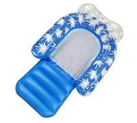 Generisch Tumbona hinchable para piscina, tumbona de agua de PVC con soporte para las piernas, tumbonas para adultos, para el jardín, el patio trasero, lago, río, , exteriores y