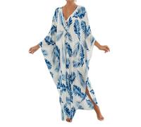 Generisch Túnica de playa para mujer, verano, tallas grandes, vestido de playa, poncho de playa, túnica elegante, bohemia, ropa de playa, bikini de manga larga, para vacaciones en la playa, senderismo