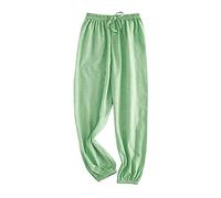 Generisch Turn Outfit Niños Soild Elástico Básico Largo Pantalones Bombachos Casual Jogger Deportes Danza Pantalones Bebé Ropa Pingüino, verde, 5-6 años