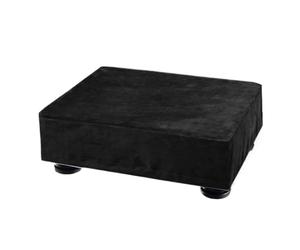 Generisch Turntable Dust Cover, Fabric Protective Sleeve, Soft Case, Lightweight Strong Design, Stylish and Functional, for Stereo Dj Home Studio Teens Adults Use, 16.93x12.99x5.12 pulgadas, Negro