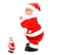 Generisch Twerking Claus - Booty Shaking Walking Circle, Dancing Christmas Toy Figure | Muñeca de Santa Claus animada musicalmente con movimiento, divertido juguete infantil de Papá Noel para Feie