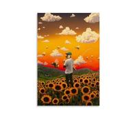Generisch Tyler Póster The Creator Rapper Álbum de Música Vintage Cubierta para Habitaciones, Lienzo Estético Arte de Pared Decoración Dormitorio Póster 40 x 45 cm (30 x 45 cm)