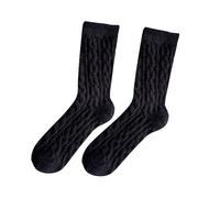 Generisch Udo Calcetines Invierno Comfort Thickened Warm Sleeping Socks For Women Calcetines Negro Mujer 35-38, Negro , 13-18