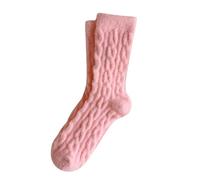 Generisch Udo Calcetines Invierno Comfort Thickened Warm Sleeping Socks For Women Calcetines Negro Mujer 35-38, Rosa., 13-18