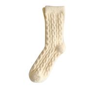 Generisch Udo Calcetines Invierno Comfort Thickened Warm Sleeping Socks For Women Calcetines Negro Mujer 35-38, amarillo, 13-18