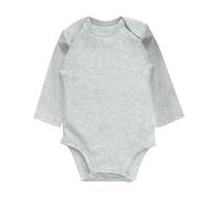 Generisch Universal Bebé Niños Niñas Manga Larga Bebé UN artículo de pieza Ropa Body Puño, Gris claro., 6-9 meses