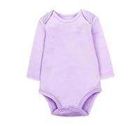 Generisch Universal Bebé Niños Niñas Manga Larga Bebé UN artículo de pieza Ropa Body Puño, morado, 6-9 meses