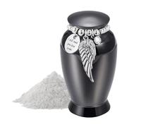 Generisch Urna para perros, urna para cenizas, de metal para guardar cenizas, contenedor de metal de 2,76 pulgadas, urnas de cremación, para mascotas y cachorros, almacenamiento funeral de