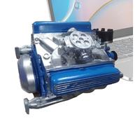 Generisch V8 Model Engine, Motor Sculpture, Decorative Collectibles, Realistic Mechanical Display Die Cast Finish for Living Room, Offices, Shelf, Present Décor, 450 g