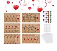 Generisch Valentines Cards for Kids Classroom - Party Keepsake with Heart Crystals - Gem Cards - for Teachers Classroom School Party Daycare Kids Boys Girls Friends