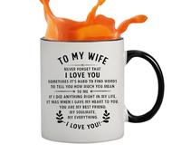 Generisch Valentines Cup - Ceramic, 3,74 x 3,15 pulgadas, taza de café, taza de café para el té, taza de café de San Valentín para el hogar, cafetería, restaurante, cocina, uso diario, regalo